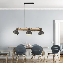 JUST LIGHT. Cup 2.0 riippuvalaisin, 3-valo, musta, metallia