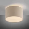 JUST LIGHT. Green Duro kattovalaisin, tekstiili, beige