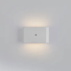 JUST LIGHT. LED-akkuinen seinävalaisin Ziddy, valkoinen, anturi 3 000 K