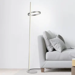 JUST LIGHT. LED-lattiavalo Ritus hopea rauta himmennettävä 3 000 K