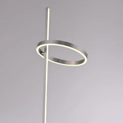 JUST LIGHT. LED-lattiavalo Ritus hopea rauta himmennettävä 3 000 K
