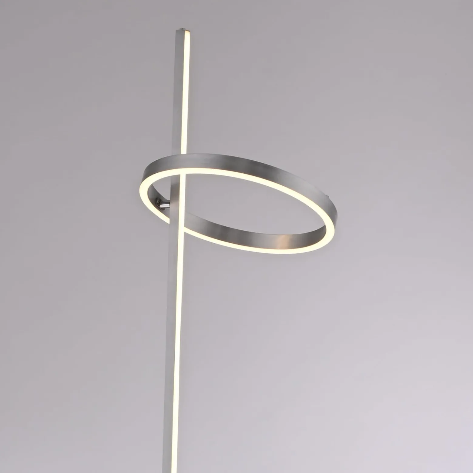 JUST LIGHT. LED-lattiavalo Ritus hopea rauta himmennettävä 3 000 K