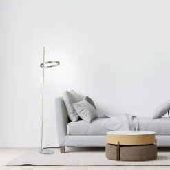 JUST LIGHT. LED-lattiavalo Ritus hopea rauta himmennettävä 3 000 K