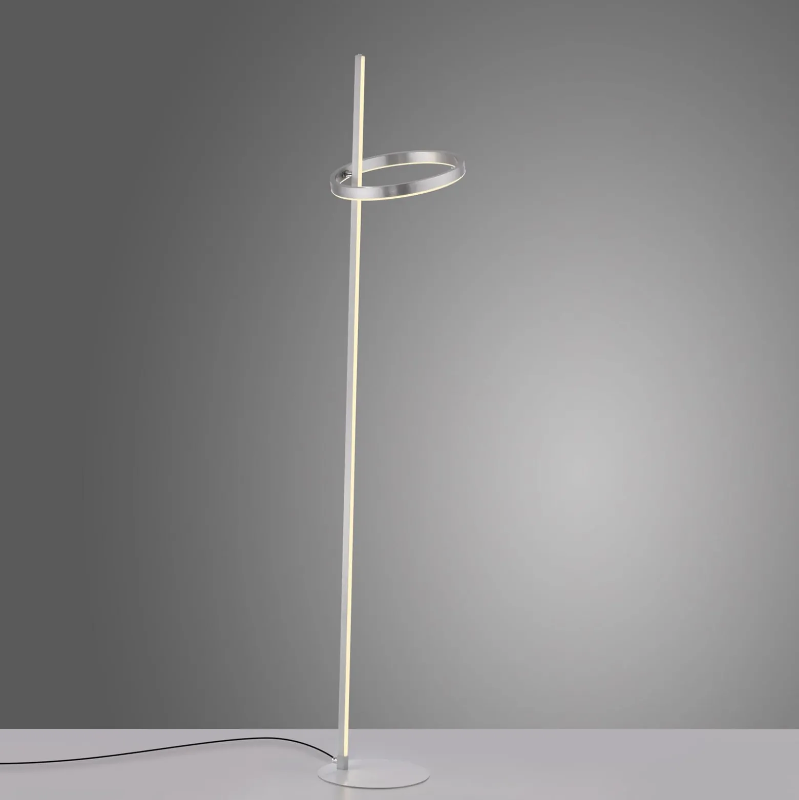 JUST LIGHT. LED-lattiavalo Ritus hopea rauta himmennettävä 3 000 K