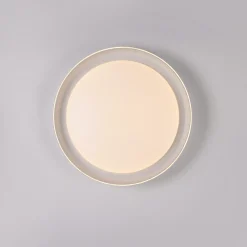JUST LIGHT. Sati LED-kattovalaisin, muovia, valkoinen