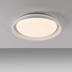 JUST LIGHT. Sati LED-kattovalaisin, muovia, valkoinen