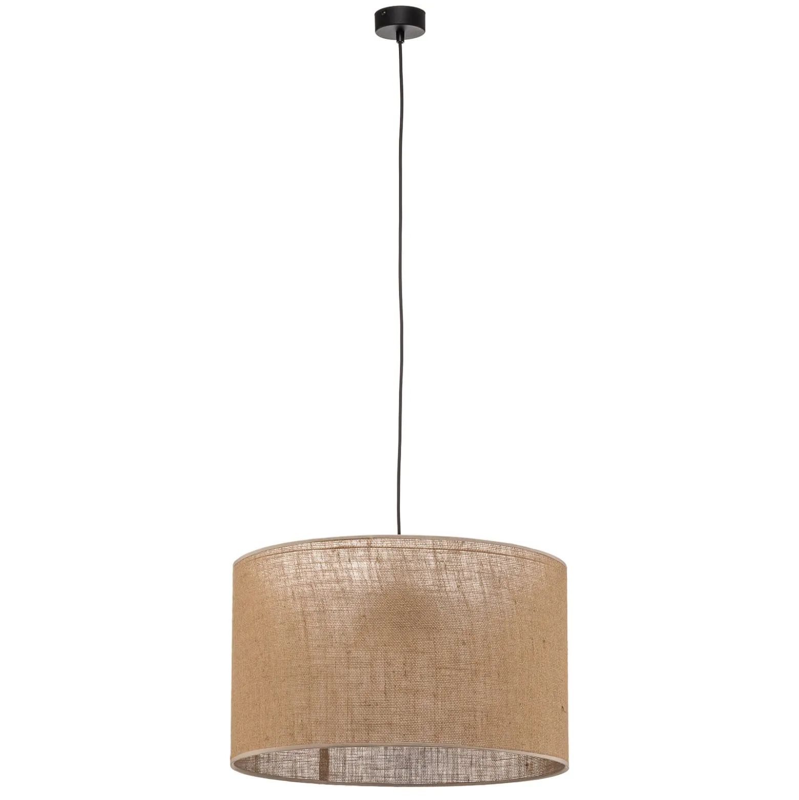 Juta riippuvalaisin, 1-lamppuinen Ø 50 cm