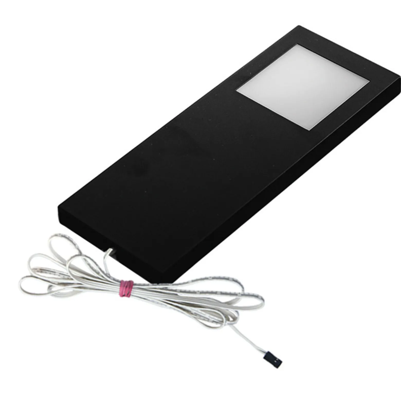Kaapinalusvalo LED Slim-Pad F 3 000 K, musta