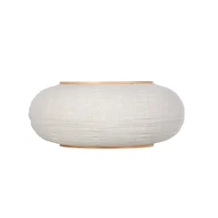 Kaareva lattiavalaisin Sparkled Light, pronssi/harmaa pellava, 240 cm