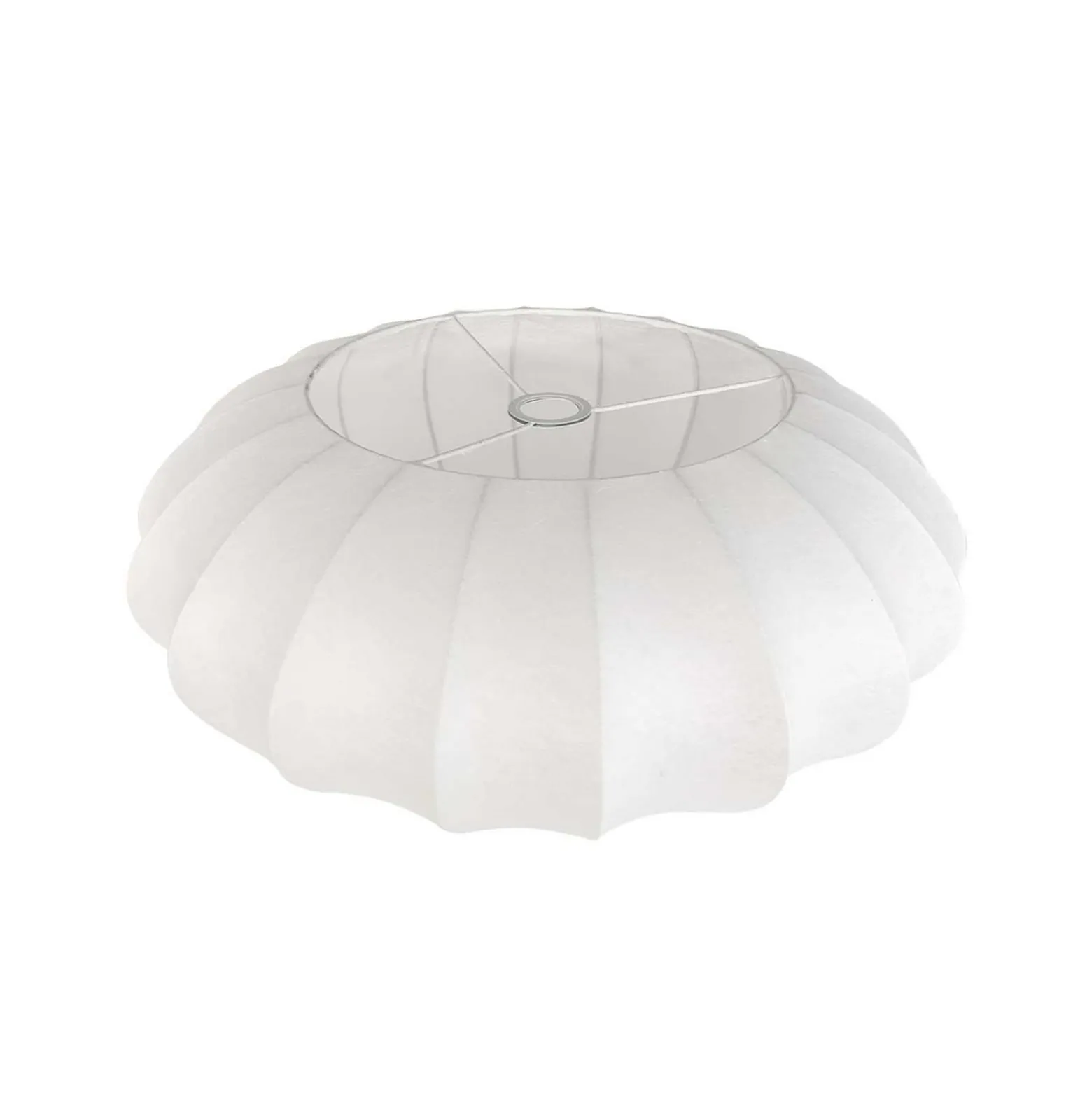 Kaareva maavalaisin Sparkled Light kermanvärinen/valkoinen, 240 cm, silkki