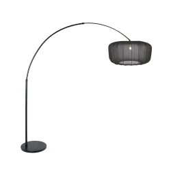 Kaareva maavalaisin Sparkled Light, musta/musta nailon, 240 cm