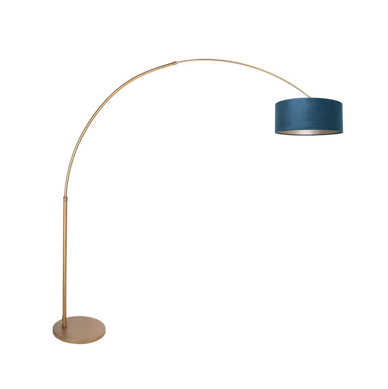 Kaareva maavalaisin Sparkled Light pronssi/sininen, 240 cm, velour