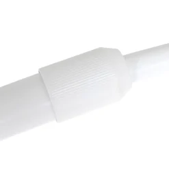 Kaareva maavalaisin Sparkled Light, valkoinen/ruskea, korkeus 240 cm, korkki