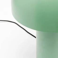 Kare pöytävalaisin Loungy, vihreä, teräs, korkeus 38 cm
