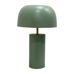 Kare pöytävalaisin Loungy, vihreä, teräs, korkeus 38 cm