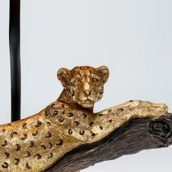 KARE Relax Leopard -pöytävalaisin