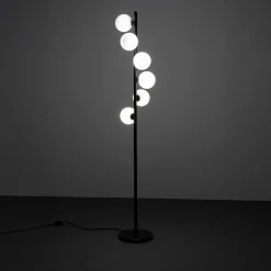 Kare Scala Balls -lattiavalaisin, musta, 160 cm, G9