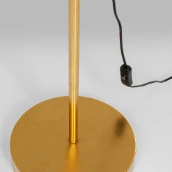 Kare Yuva-lattiavalaisin, kullanvärinen, metalli, 160 cm, E27