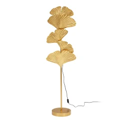 Kare Yuva-lattiavalaisin, kullanvärinen, metalli, 160 cm, E27