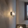 Karman Agua -LED-seinävalaisin, IP44, kirkas lasi