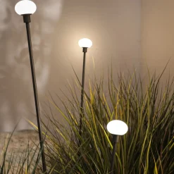 Karman LED-maapiikkivalo MINUIT, korkeus 210 cm, musta, IP65