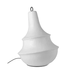 Karman ulkotilavalaisin Lady D, korkeus 89 cm, valkoinen, lasikuitua