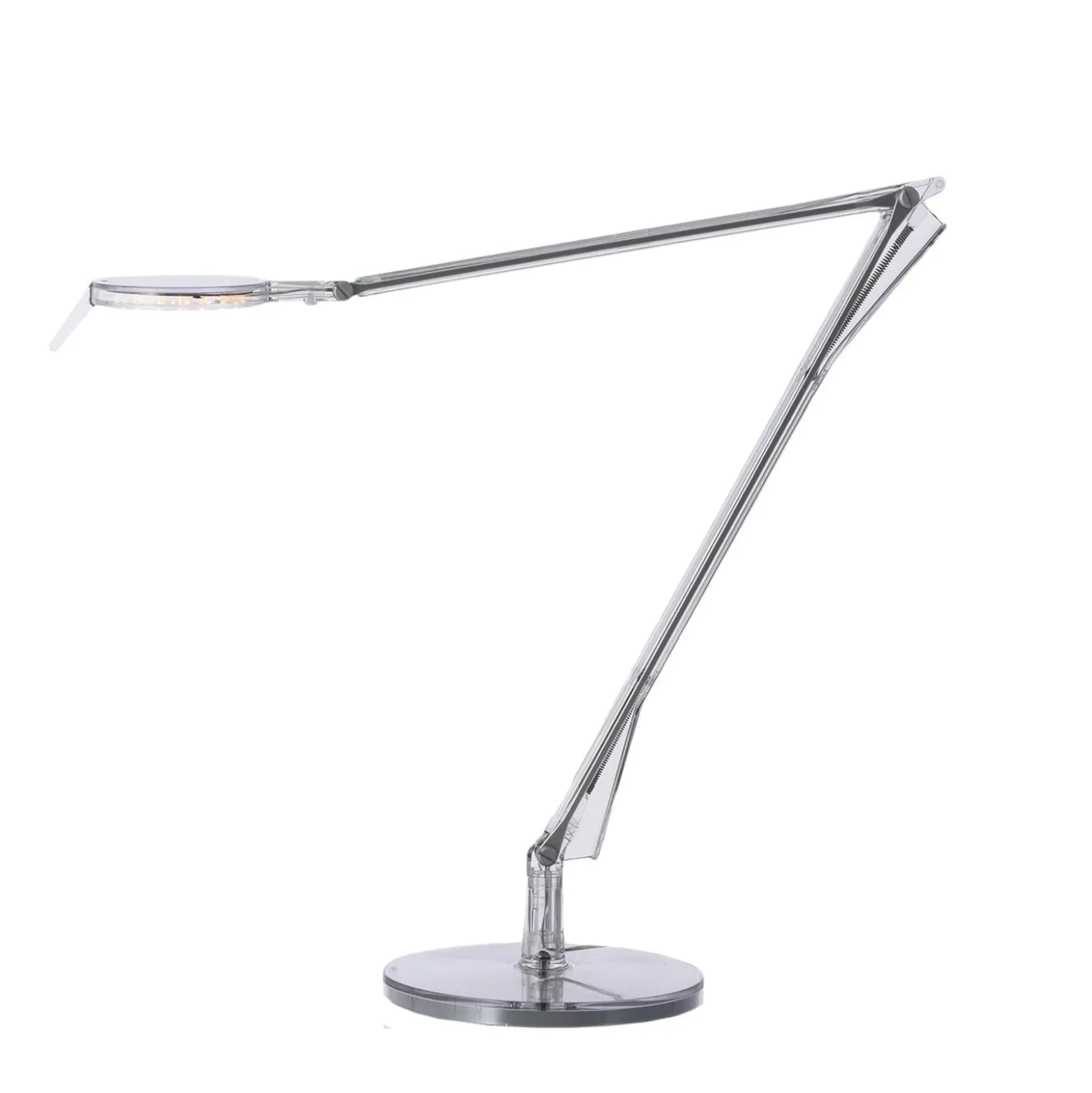 Kartell Aledin Tec -LED-pöytälamppu, läpinäkyvä