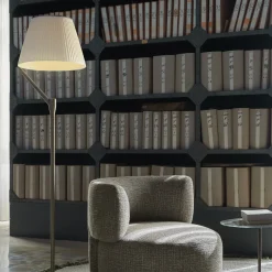 Kartell Angelo Stone LED-lattiavalaisin, vaalean kultainen