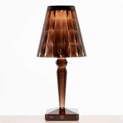 Kartell Big Battery -pöytälamppu IP54, cola