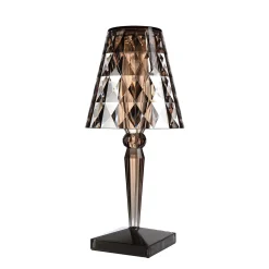 Kartell Big Battery -pöytälamppu IP54, cola
