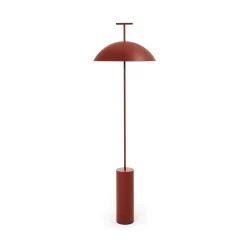 Kartell Geen-A -LED-lattiavalo, tiilenpunainen