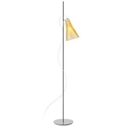 Kartell K-Lux lattiavalaisin, 1-valo, harmaa/keltainen