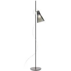 Kartell K-Lux lattiavalaisin, 1-valo, musta/harmaa