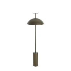 Kartell LED-lattiavalaisin Geen-A, pronssi, korkeus 132 cm, teräs