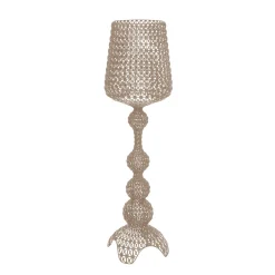 Kartell LED-lattiavalaisin ulos Kabuki, kyyhkynharmaa, IP44, himmennettävä