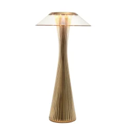 Kartell Space -design-LED-pöytälamppu, kulta