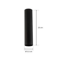 Kattokohdevalo Eye, korkeus 25 cm, musta