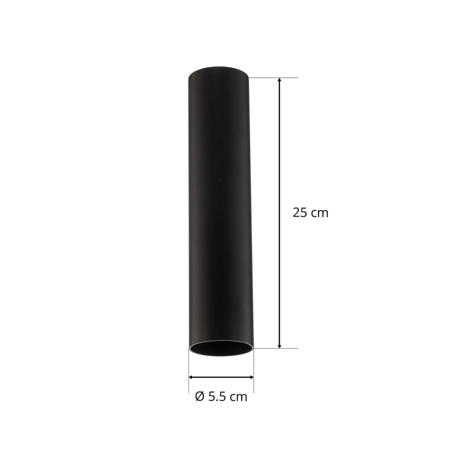 Kattokohdevalo Eye, korkeus 25 cm, musta