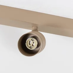 Kattokohdevalo Link, beige, pituus 90 cm, 6-lamppuinen.