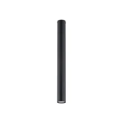 Kattokohdevalo Tecno 1XL, teräs, GU10, korkeus 60 cm, musta
