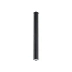 Kattokohdevalo Tecno 1XL, teräs, GU10, korkeus 60 cm, musta