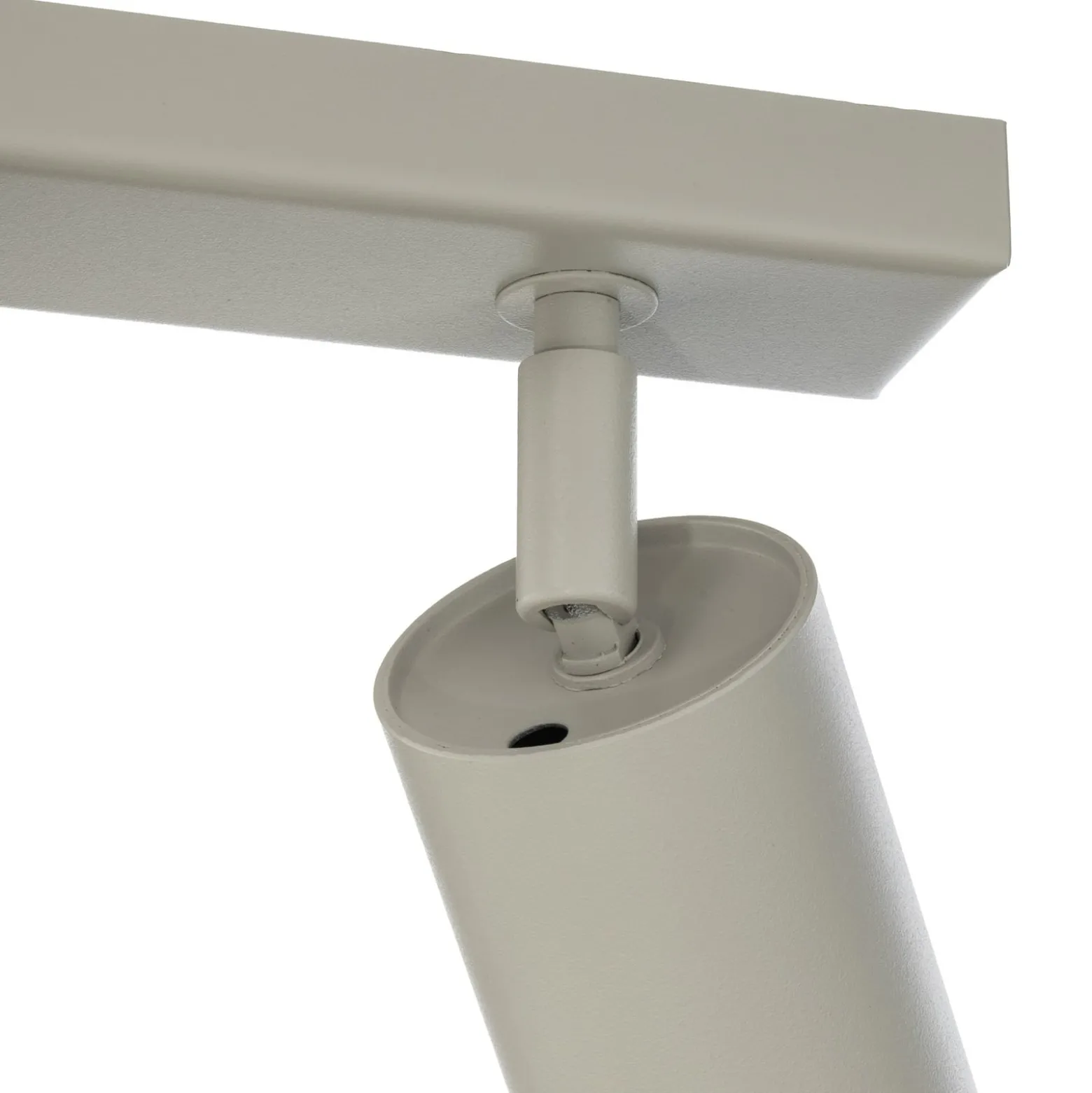 Kattokohdevalo Zoom, 5-lamppuinen, harmaa-beige, teräs, GU10