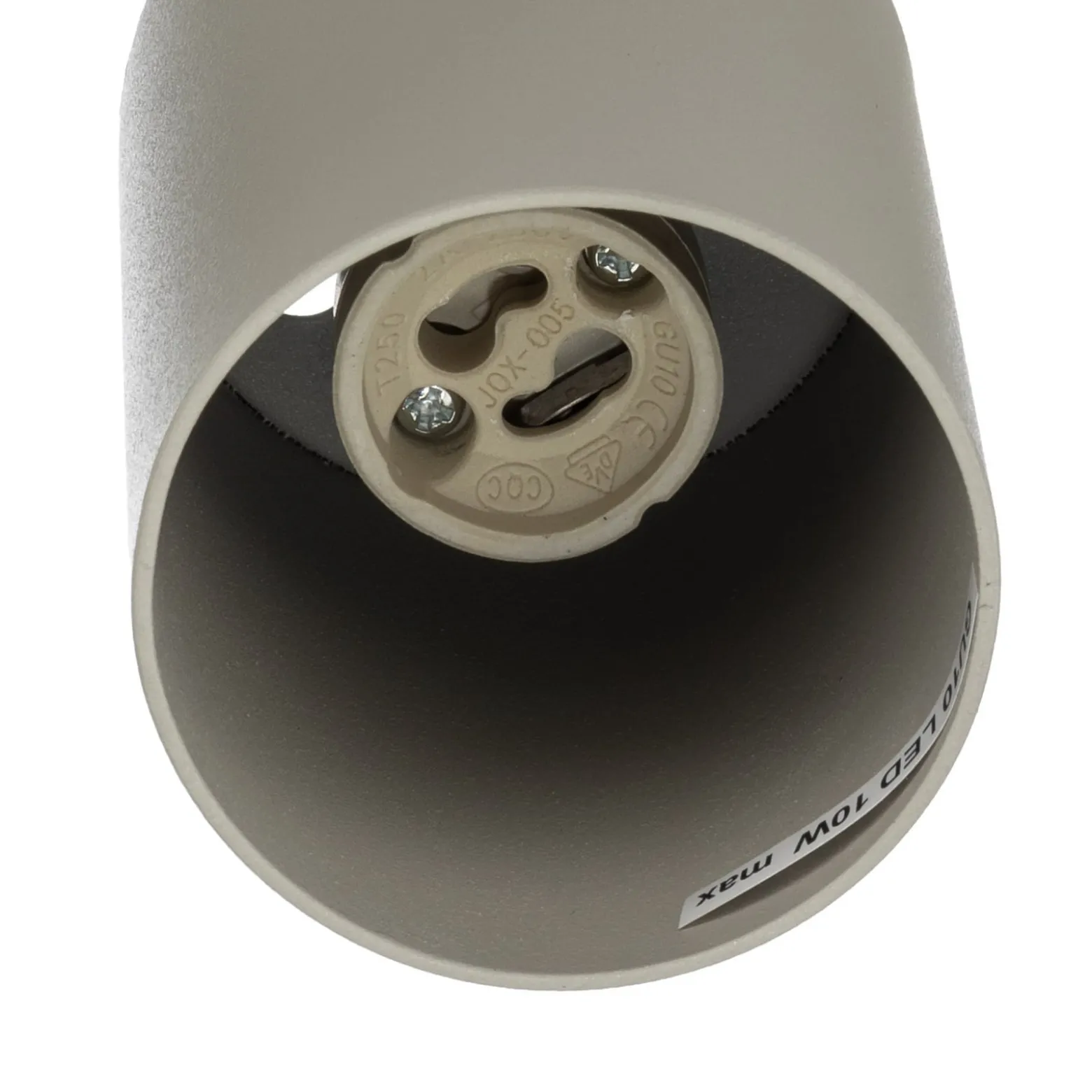 Kattokohdevalo Zoom, 5-lamppuinen, harmaa-beige, teräs, GU10