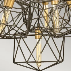 Kattokruunu Astrid, metallic bronze, 11-lamppuinen