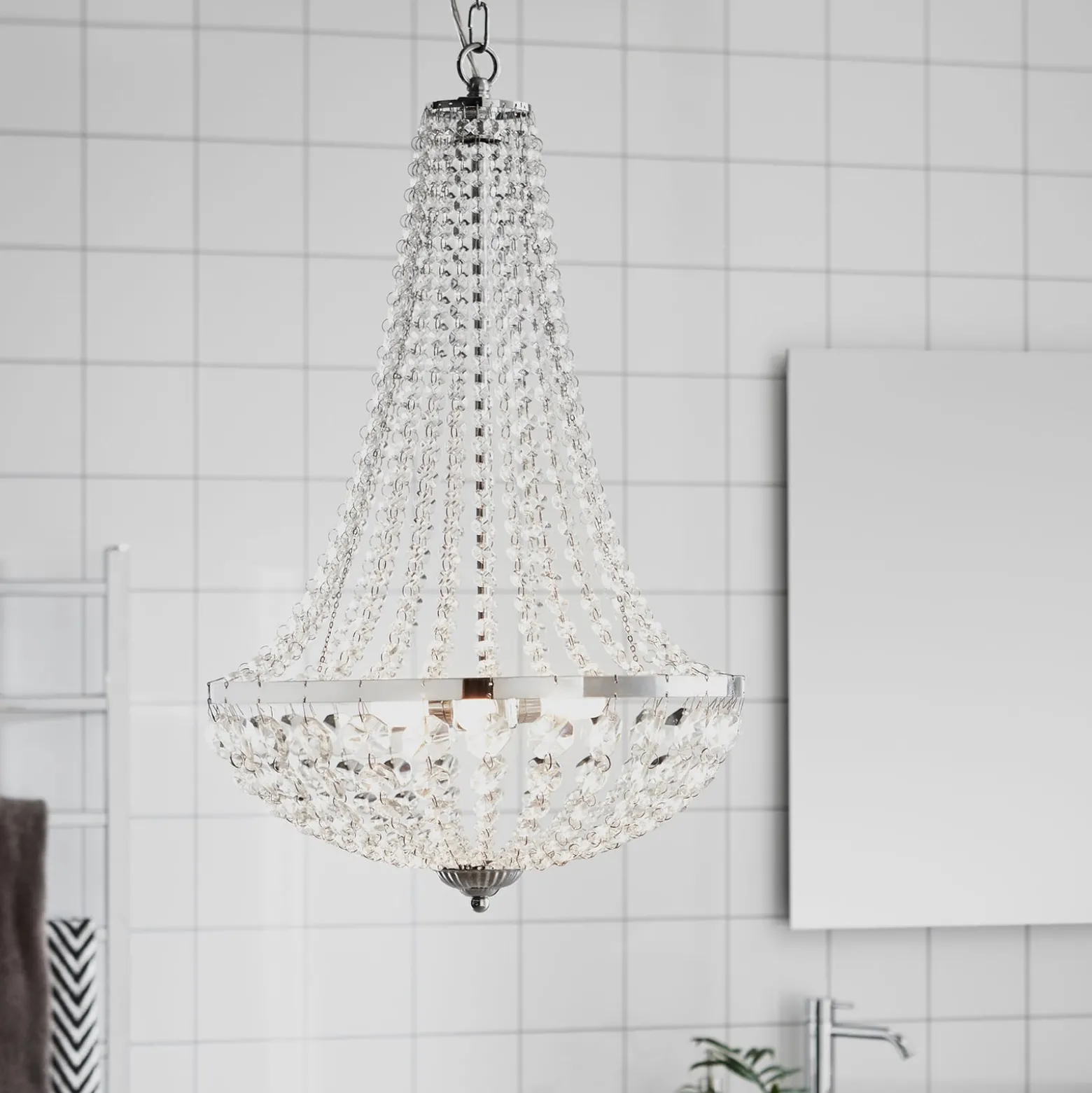Kattokruunu Gränsö kylpyhuoneeseen, Ø 40 cm