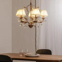 Kattokruunu Karen viiden valon pronssi