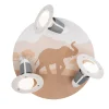 Kattokruunu Scandi Savanne, oranssi, Ø 29 cm, 3-liekkinen