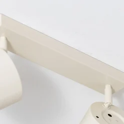 Kattospotti Chloe säädettävä 2-lamppuinen, beige