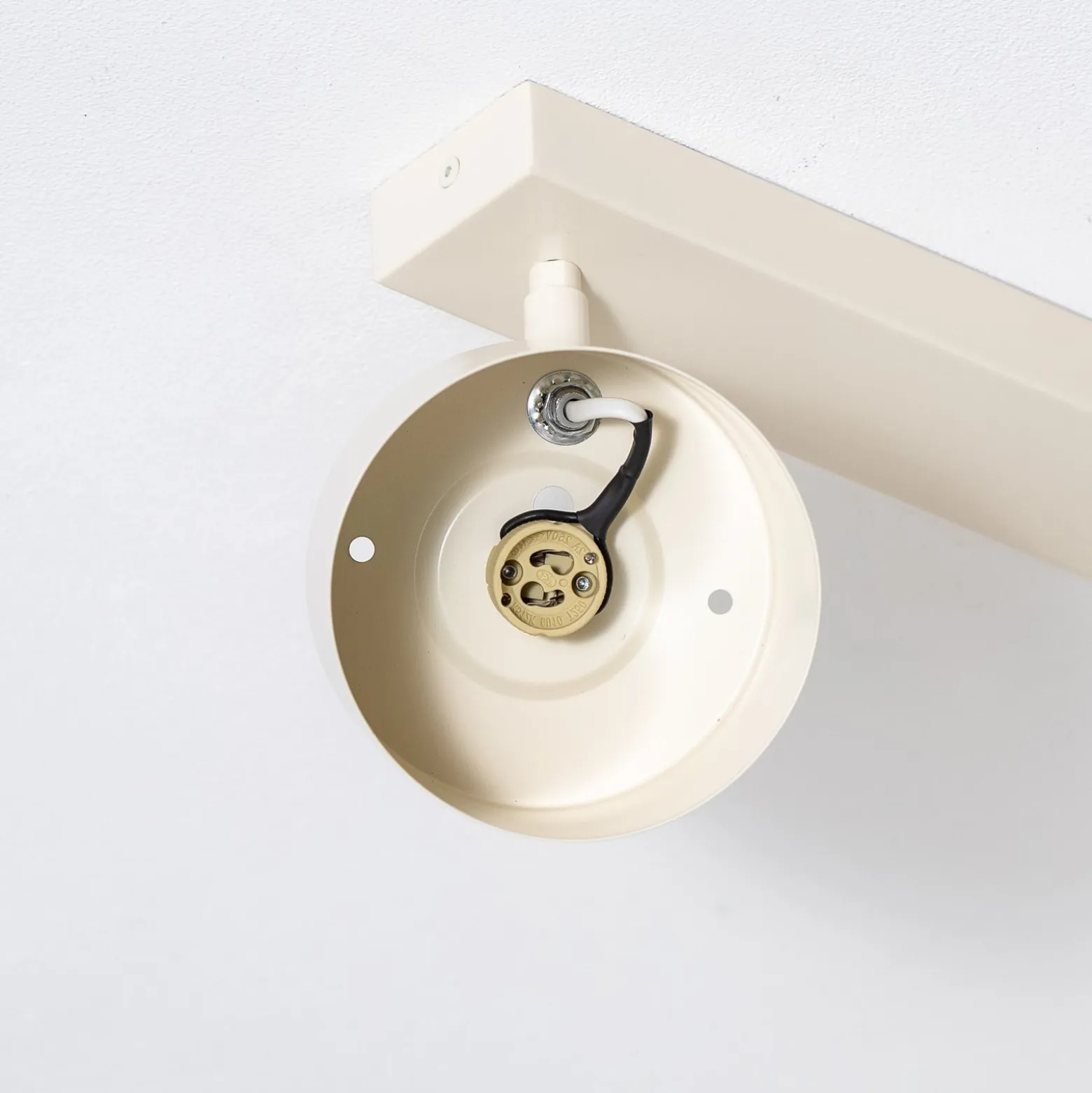 Kattospotti Chloe säädettävä 2-lamppuinen, beige