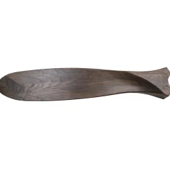 Kattotuuletin ECO GENUINO, kromi/pähkinäpuu, halkaisija 122 cm, hiljainen